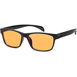 Gamma Ray Optics 900 Better Sleep Night Time Screen Glasses Blue Light Blocking Orange Lens for Computer Gaming TV Screen Viewing with 0.00x Magnification-picture-22