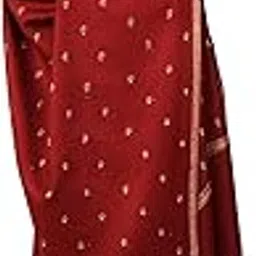 swi with label Women's Kashmiri Hand Embroidered Pure Wool Shawl (750_Maroon_Free Size)-picture-15