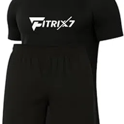 fitrix7 Men’s Gym Wear Set | Sports T-Shirt & Shorts Combo | Quick Dry, Lightweight, Comfort Fit-picture-11