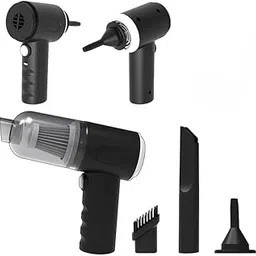 SHREE SANT ENTERPRISE Cordless Handheld Vacuum Cleaner for Home & Car, 3 in 1, 120W, Dual USB Rechargeable, Portable, Multicolour-picture-54