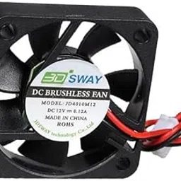UJEAVETTE 5x3D Printer Fan DC 12V 40x10mm Hydraulic Bearing Cooling Turbo Fan 5500RPM-picture-17