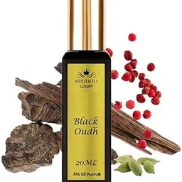 Menjewell Black Oudh Perfume For men | Luxury Perfume with Long Lasting Fragrance | Travel Friendly | Mini Perfume Lightweight Eau De Parfume (20ml)-picture-32