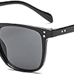 AUGEN By Visions India Retro Vintage Square Abstract Unisex Sunglasses UV Protected Medium Size (Black, 116) - Pack of 1-picture-46