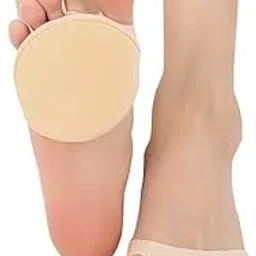 ATOOZED Finger Foot Sponge Socks High Heels Non-Slip Toe Socks Reusable Ball of Foot Cushions Honeycomb Fabric Metatarsal Pads Invisible Forefoot Socks For Women (2 pairs)-picture-22