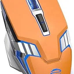 SHUNJINRUN Bluetooth Wireless Gaming Mouse, 2400 DPI, RGB Backlit, Rechargeable Cordless Computer Mouse for Laptop PC Mac Macbook Air/Pro iPad Chromebook Office Gamer - Orange-picture-17