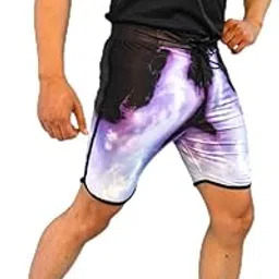 Aesthetic Armour Men's Physique RIFT Board Shorts, Olympia Fit Shorts, Polyester Elastane Construction, Hook Loop Fly-picture-32