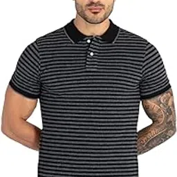 status quo Mens Striped Polo T-Shirt-picture-37