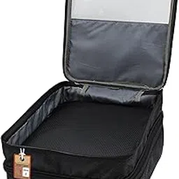 atorakushon Fabric Travel Shoe Bags Shoe Cover for Travelling kit Storage Utility Bag Footwear Wardrobe Organizer Pouch (Black)-picture-42