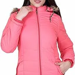 brazo Latest Quilted Full Sleeve Puffer Winter Jacket for Women and Winter Jacket for Girl. Sweater Jacket/Fur Jacket/Water Resistant Jacket for Woman with Hood for keep you warm.-picture-35