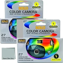 Disposable Camera 35mm Film Single Use 400 ASA/ISO 27 Exposures with Flash 2-Pack Bundle-picture-30