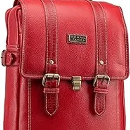 brand leather Genuine Leather 14, 15.6 Inch Laptop Backpack For Use Office|Travel|Scahool|College Unisex-picture-18