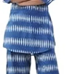 jisora Women's Cotton Blue Co-ord Set-picture-13