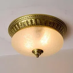 Duke 2 Light Brass Ceiling Light-picture-13