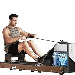 KINGSMITH Magnetic/Water Row Machine for Home Rower 331LB Weight Capacity, Folding Rowing Machine with LED Monitor, App Supported, Tablet Holder, Comfortable Seat, Trifold Home Rowing Machine-image-15
