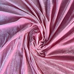 SATYAM KRAFT 1 Meter Pink Velvet Fabric Cloth for Wedding Decoration – Soft Decorative Fabric for Mandap, Weddind Backdrop, Stage, Varmala, Haldi, Mehndi, Gift, DIY Crafts, Engagement & Party Decor-image-4