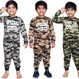 Stylish Casual Full Sleeves T-Shirt and Lower Set for Boys & Girls - Perfect for Summer Playdates, Outdoor Adventures, and Everyday Comfort in Grey, Brown, Green color-image-64
