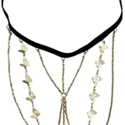 elaccent Butterfly & Bee Leg Chain | Tassel Pendant Leg Jewelry for Women & Girls-picture-45