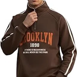 Men's Cotton Blend Regular Fit Hooded Sweatshirt | Stylish Casual Wear Winter Sweatshirt for Men I Gym Warm Travel Hoodies for Boys-image-8