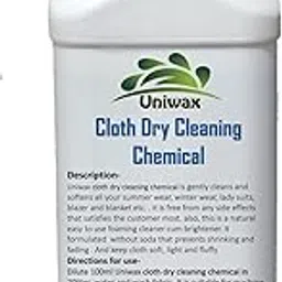 uniwax Cloth Dry Cleaning Chemical/Liquid Fabric Wash For Suite, Saree, Woolen, Blazer, Coat Dry Clean At Home Etc - 1 Kg-picture-26