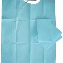 Disposable Patient Apron Tie Type 50 Pieces Each Pack/Patient Bibs Apron SMMS Fabric/Disposable Patient Apron 50 Pieces Each Pack-picture-22