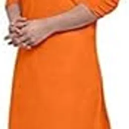 Men's Cotton Blend Straight Kurta (Kurta Stylish Latest set combo 32_Orange_L)-picture-23