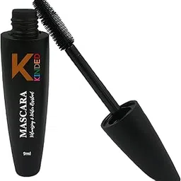 KINDED Volumizing Mascara Waterproof Long Lasting Smudgeproof Lengthening Curling Ultra Max Flexible Brush Intense Black Volume Sensational False Lash Effect for Girls Women Eye Makeup (9 ml, Black)-picture-14