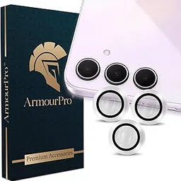 ArmourPro Camera Lens Protectors for Samsung Galaxy A55 and Samsung A35 (6.6 Inches) Tough HD Individual Aluminum Alloy Lens Ring Cover, Scratch Resistant, Thin Tempered Glass| Silver, 1 Pack-picture-26