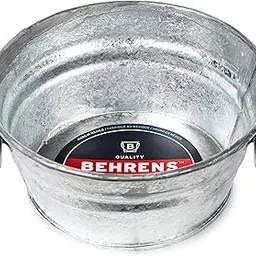 Behrens Manufacturing 101Lft Mini Utility Tub, 1 Qt, 6-1/4 In L X 2-3/4 H W, Hot Dipped Steel, Shabb-image-21