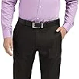 arrow Men's Mid Rise Checkered Tailored Fit Polyester Formal Trouser-picture-54