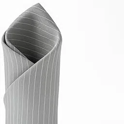 Random Stripe White Lining Pocket Square For Men Formal & Business wear Suits Hankey (9 X 9 inches-picture-11