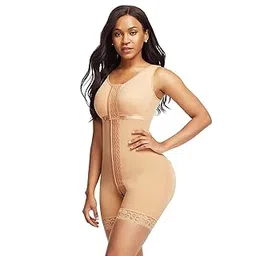 Letresor Bodysuit Women Waist Trainer Bodysuit Slim Full Body Shapewear Seamless Round Neck Jumpsuits Tummy Control Tops With Hook And Eye.-picture-43