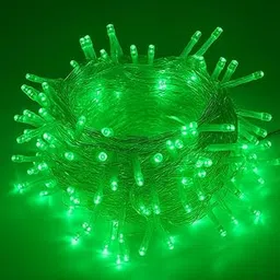 DIYA BAATI LED String Lights 35ft 38-LED Decorative Outdoor Fairy Lighting – Twinkle Lights for Patio, Garden, Bedroom Décor (Green)-image-1