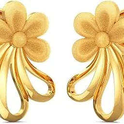 joyalukkas Women's & Girl's Impress Collection 22K Yellow Gold Stud Earrings-picture-23