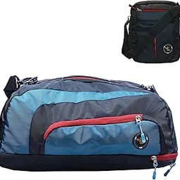 ligo 3-in-1 Versatile Gym Duffle Backpack with Sling Bag Gym Bag for Men, Duffle Bags for Travel, Travel Bags for Luggage, Travel Bag - Black-picture-54
