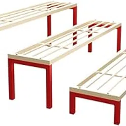 MILAD Plant Stand 3-Tier , Planter for Indoors and Outdoors, Pot Stand (69 x 75 x 39 CM's, Ivory and Red Color)-picture-15
