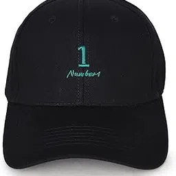 zacharias Unisex Cotton Solid Baseball 1 Number Cap (Free Size_Pack of 1)-picture-41