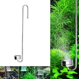 Venus Aqua Aquarium Steel Diffuser Air Pump Accessory Bubble Size Air Bubble Aerator CO2 Diffuser Oxygen Bubble for Fish Tank Aquarium (1 Air Diffuser, 30 cm)-picture-66