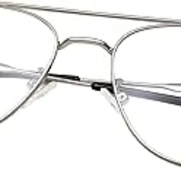 Peter Jones Square Unisex Metal Blue Light Blocking Computer Glasses (35021)-picture-24