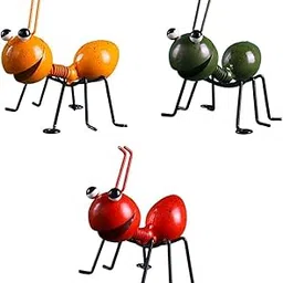 MERISHOPP®3pcs Ant Garden DécorMetal Ant Yard Wall DécorFence Hanging Décoration|Home & Garden|Yard, Garden & Outdoor Living|Garden Décor|Statues & Lawn Ornaments-image-4