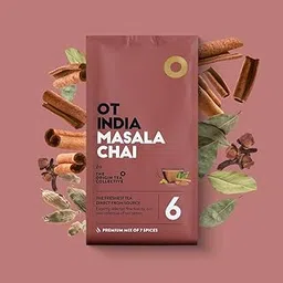 OT INDIA Masala Chai - Premium Mix of 7 Spices | 100% Natural Ingredients Tea | Rich Color and Smooth Taste | Handpicked and Pure | Helps in Digestion (200 gm)-picture-53