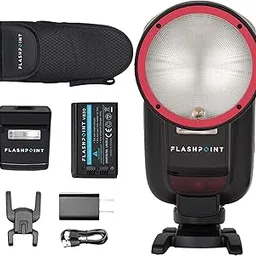 Flashpoint Zoom Li-on X PRO R2 TTL On-Camera Round Speedlight Flash for Sony (Godox V1 Pro)-image-44