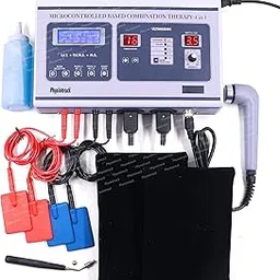 Physiotrack Physiotherapy 5 In 1 IFT MS Tens Ultrasound Deep Heat Machine Electrotherapy Combo for All Pain Relief Device Physiotherapy Equipment with 1 Year Warranty-image-15