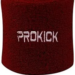 Prokick Cotton Wrist Band for Men & Women Suitable for Sports and Fitness Activities Stretchable Sweat Band for Badminton, Cricket, Tennis, Basketball, Running & Gym Workout (Maroon - 1pc)-picture-11