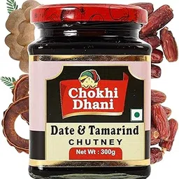 Chokhi Dhani Tamarind Date Chutney 280g | Authentic Imli Khajoor Ki Khatti Meethi Chutney | Sweet & Tangy Dip for Chaat, Samosa, Pakora, Snacks | Jain-Friendly | No Preservatives | Pack of 1-image-18