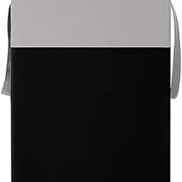 75L Foldable Laundry Storage Box with Lid and Handles | Large Collapsible Cloth Organizer Bin for Clothes Storage Basket, Toys & Home Storage - Black & Grey-image-52