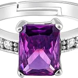 giva 925 Silver Purple Vibrant Ring,Adjustable | Rings for Girls and Women | With Certificate of Authenticity and 925 Stamp | 6 Months Warranty*-picture-38