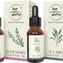 Shat Pratishat Rosemary Essential Oil 20Ml And Tea Tree Essential Oil 20Ml|Combo For Hair Growth,Dandruff Control, Acne & Pimple Care|Pure, Organic, Undiluted, Natural|Pack Of 2-picture-14