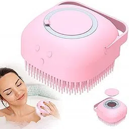 PRANT Silicone Brush with Shower Gel Dispenser, Mud & Dirt Remover with Soft Silicone Bristle with Non-toxic Brushes Pack of 1-picture-10