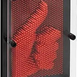 3D Pin Art Toy, Sensory Toys for Kids to Creative Play, Tactile Sensory Toys, Educational Hand Impression Tool, Red Pin Art Toy Hand Model for Stress Relief and Family Activities-picture-15