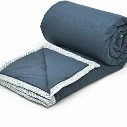 COZY FURNISH Super Soft Microfiber Quilted Comforter,Quilt Bed Cover for Double,90X100(Inches) King Size Bed Luxury Breathable 220 GSM Cozy Super Soft Printed Comforter-picture-27